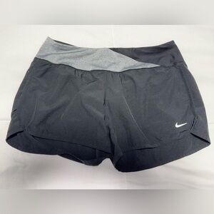 Nike Women's Athletic Shorts in Black and Gray